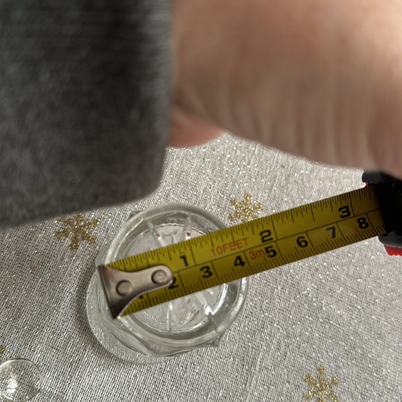 MCM miniature glass jam jelly jar, salt cellar, 3 piece set, EUC - Picture 10 of 10